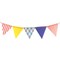 Wrapables; Wrapables Multi-Print Triangle Pennant and Birthday Banners Party Decorations; Category:Banners; Image:5